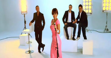 بالصور.. شيرين وكاظم وعاصى ينتهون من "the voice"