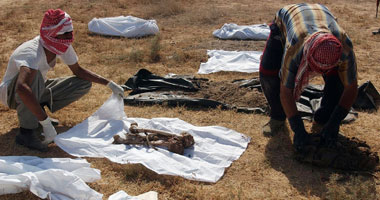 العثور على مقبرة جماعية بالعراق تضم 24 جثة لإزيديين قتلهم تنظيم "داعش"