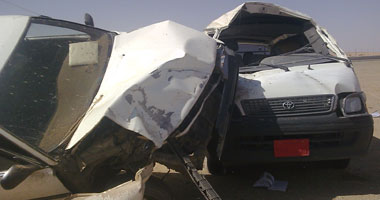 مصرع وإصابة 14 عاملا فى تصادم بالمنوفية