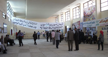 إضراب محامين نصر النوبة بعد مشادة كلامية مع رئيس المحكمة الجزئية