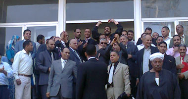 استمرار إضراب محامى المنيا لليوم الثانى على التوالى 