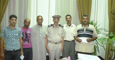 أمن الشرقية يكرم 5 من الأفراد لجهودهم فى العمل