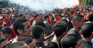 سلاسل بشرية للأولترس أهلاوى بالشرقية للمطالبة بالقصاص