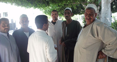 فلاحون بالغربية يتظاهرون للمطالبة بالتعويضات عن نزع ملكية الأراضى 