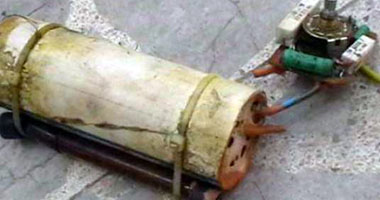 تفكيك عبوة هيكلية داخل حمام بجراند مول بالمعادى