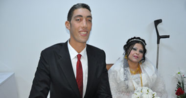 حفل زفاف أطول رجل فى العالم