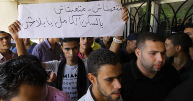 طلاب التيار الشعبى بحلوان يتضامنون مع تظاهرات طلاب المدن الجامعية