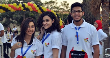 بالصور.. الجامعة الألمانية بالقاهرة تستقبل الطلاب الجدد