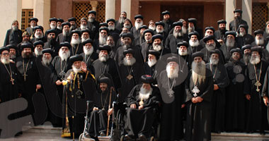 127 أسقفا للمجمع المقدس يعلنون الحداد للكنيسة القبطية