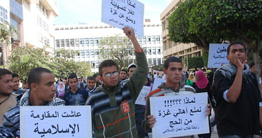 عشرة آلاف متظاهر دمياطى يتضامنون مع غزة