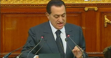 مبارك يوجه كلمة للأمة فى مؤتمر الشئون الإسلامية