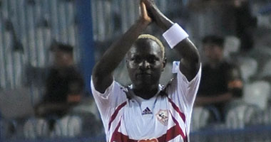 إصابة أبو كونيه فى مباراة الزمالك وبور فؤاد الودية