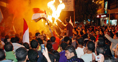 أفراح فى شوارع الإسماعيلية بعد الفوز على الأهلى
