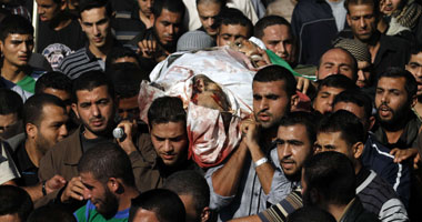 آلاف الفلسطينيين يشيعيون الجعبرى وغياب تام لقادة حماس