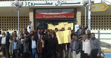 إضراب سنترالات مطروح احتجاجًا على تعيين مدير للمنطقة من خارج المحافظة