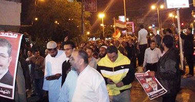 "الشعب يؤيد قرار الرئيس" هتافات القوى الإسلامية فى الإسماعيلية