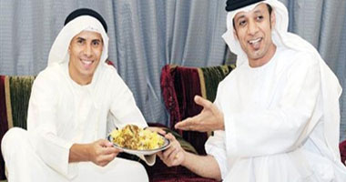 بالصور.."نيولوك" زيدان فى العيد الوطنى للإمارات