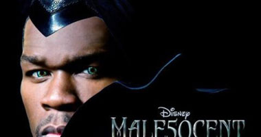 50 cent ساحر شرير على "البوستر" الجديد لـ"Maleficent"