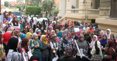 وقفة لطلاب كلية الزراعة جامعة الإسكندرية للتنديد بحبس الفتيات