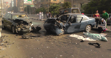 حادث مروع على كوبرى الدقى بسبب السرعة الزائدة
