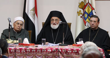رسالة إلى مبارك من مجلس البطاركة الكاثوليك
