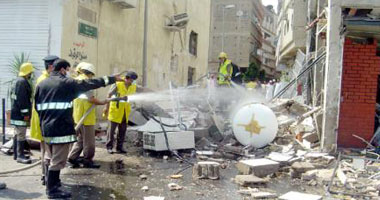 انفجار مواسير الغاز فى الإسكندرية