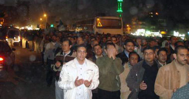 إخوان كفر الدوار يتظاهرون للتضامن مع غزة 