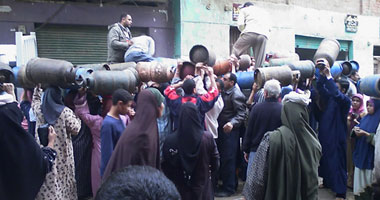 وكيل وزارة التموين بالمنيا يصف أزمة الغاز بـ"الظاهرة"
