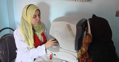 قافلة طبية بوادى النطرون لعلاج أمراض العيون 