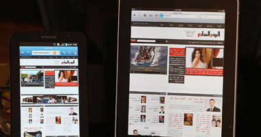 "اليوم السابع" على جهازى "IPad و"Galaxy Tab"