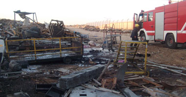 إخماد حريق محدود بمهبط مطار القاهرة