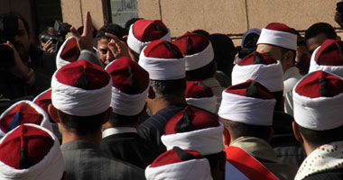 تظاهر أوائل 2011 وحملة الدكتوراة أمام مؤتمرات الأزهر