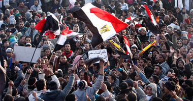 انضمام مسيرتا المعادى وحلوان بالسيدة زينب
