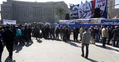 استمرار الاعتصام بميدان التحرير للمطالبة برحيل المجلس العسكرى