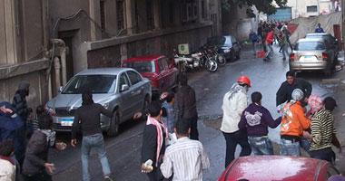 اشتباكات فى ماسبيرو بين المعتصمين ومجهولين