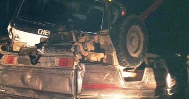 إصابة ثلاثة أشخاص فى حادث تصادم بكوم أمبو 