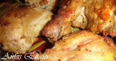 طريقة عمل دجاج الزبادى بالثوم والليمون