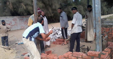 حزب النور بالدقهلية يعيد بناء استراحة لموقف سيارات بإحدى القرى