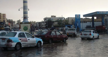 أمطار غزيرة وطقس سيئ على مطروح والساحل الشمالى