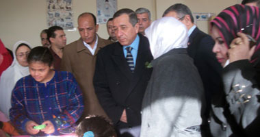 بالصور.. محافظ البحيرة يفتتح مؤسسة لتأهيل الفتيات المعاقين ذهنياً