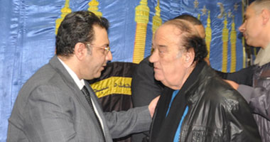 بالصور.. يحيى ممتاز يتلقى عزاء "حماه" بحضور حسن حسنى وسلمى صباحى