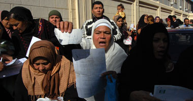وقفة احتجاجية لأهالى زينهم أمام حديقة الأزهر