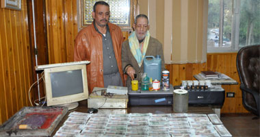 سقوط تشكيل عصابى تخصص فى طباعة وترويج الأموال المزورة بالمعادى