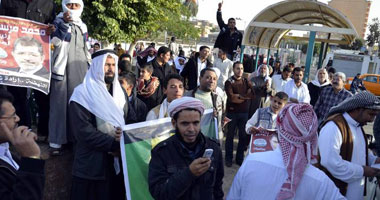 مسيرة لبدو الإسماعيلية لتأييد مرسى وتطبيق الشريعة