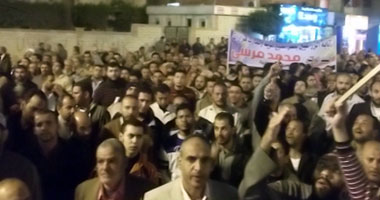 مظاهرة تأييد للرئيس بكفر الشيخ وبيانات عن المليونية