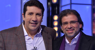بالصور خالد يوسف فى حوار غير تقليدى فى "الليلة مع هانى" على MBC مصر