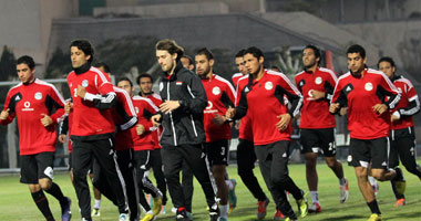 بالصور.. المران الأخير للمنتخب الوطنى قبل السفر إلى قطر