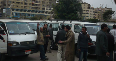 امتناع سائقى الميكروباص عن العمل على جميع الخطوط للمطالبة برفع الأجرة 