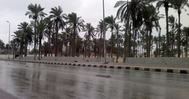 سقوط أمطار خفيفة على محافظتى القاهرة والجيزة 