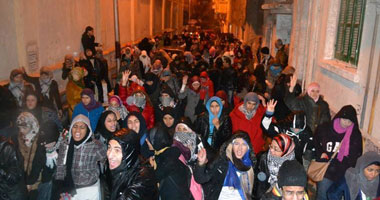 مسيرة لطلاب الإخوان بالفيوم للمطالبة بالإفراج عن المحبوسين